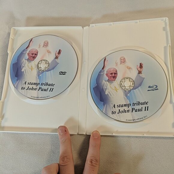 A Stamp Tribute to John Paul II 2 Second DVD Blu-Ray 2011 Knights of Columbus - Picture 3 of 6